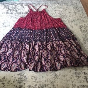 Printed dress! Worn once!